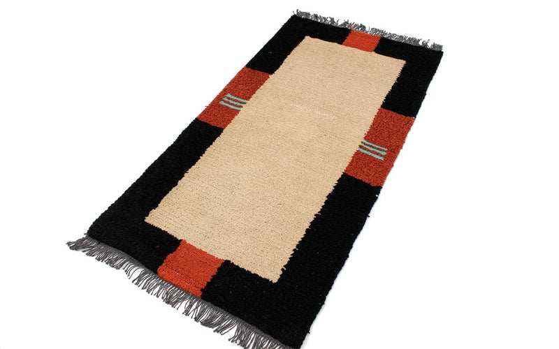Nepal Tæppe - 140 x 70 cm - beige