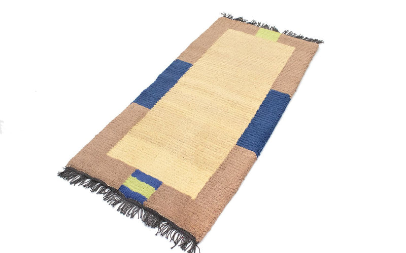 Nepal Tæppe - 140 x 70 cm - beige