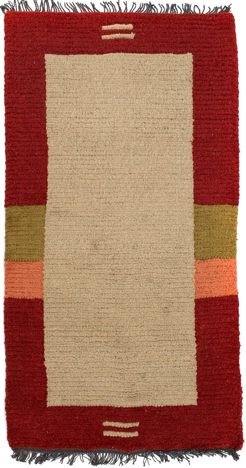 Nepal Tæppe - 140 x 70 cm - beige