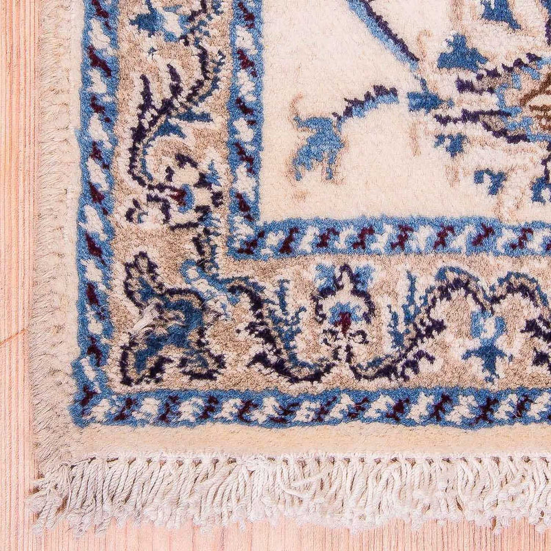 Løber Persisk tæppe - Nain - 143 x 69 cm - beige