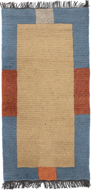 Nepal Tæppe - 140 x 70 cm - beige