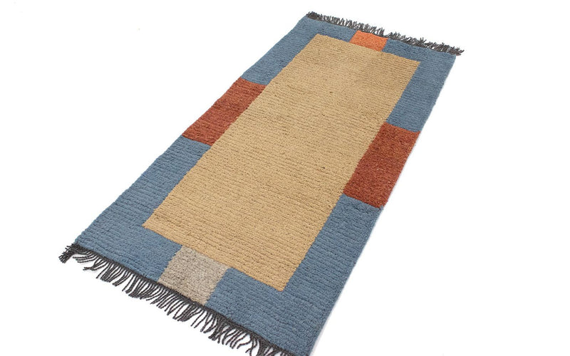 Nepal Tæppe - 140 x 70 cm - beige