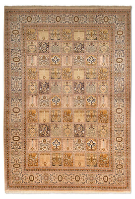 Silketæppe - Kashmir Silk - 240 x 157 cm - beige