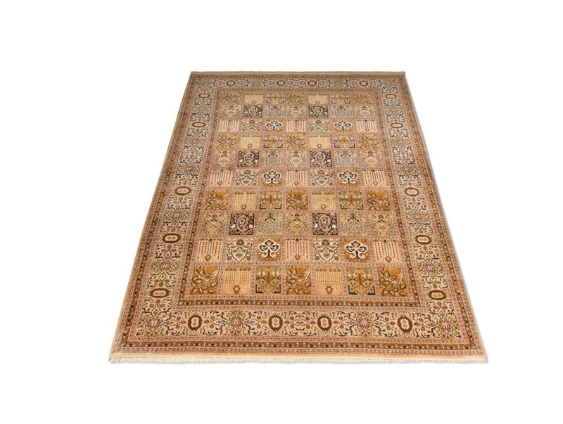 Silketæppe - Kashmir Silk - 240 x 157 cm - beige