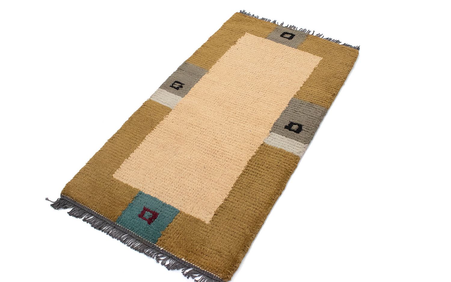 Nepal Tæppe - 140 x 70 cm - beige