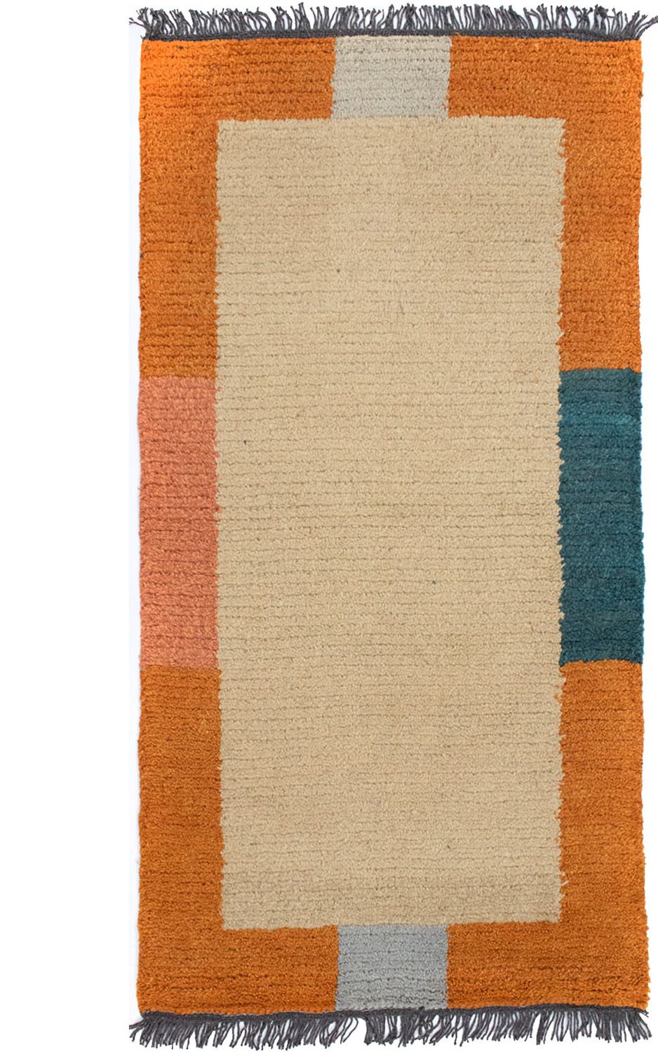 Nepal Tæppe - 140 x 70 cm - beige