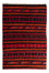 Kelim-tæppe - gammelt - 220 x 170 cm - flerfarvet
