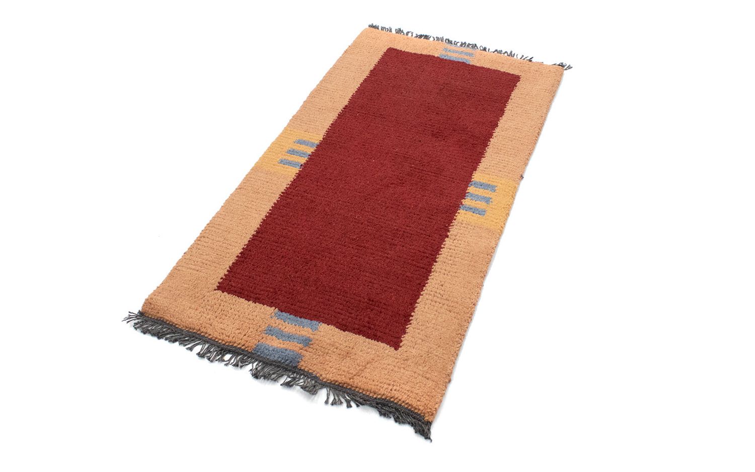 Nepal Tæppe - 140 x 70 cm - rød