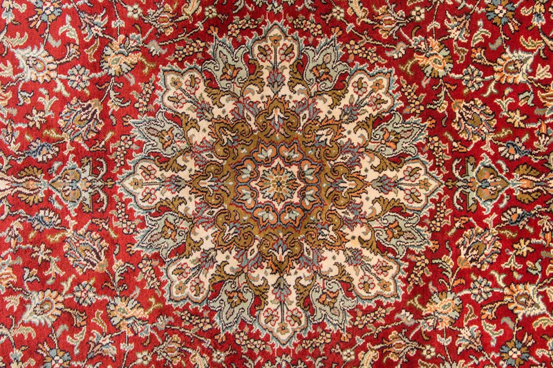 Silketæppe - Kashmir Silk - 218 x 156 cm - rød
