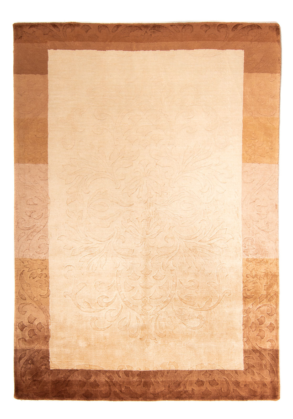 Gabbeh Tæppe - Loribaft Softy - 241 x 172 cm - beige