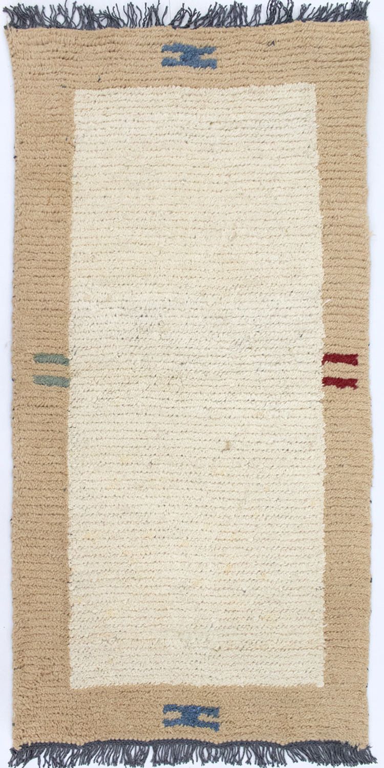 Nepal Tæppe - 140 x 70 cm - beige
