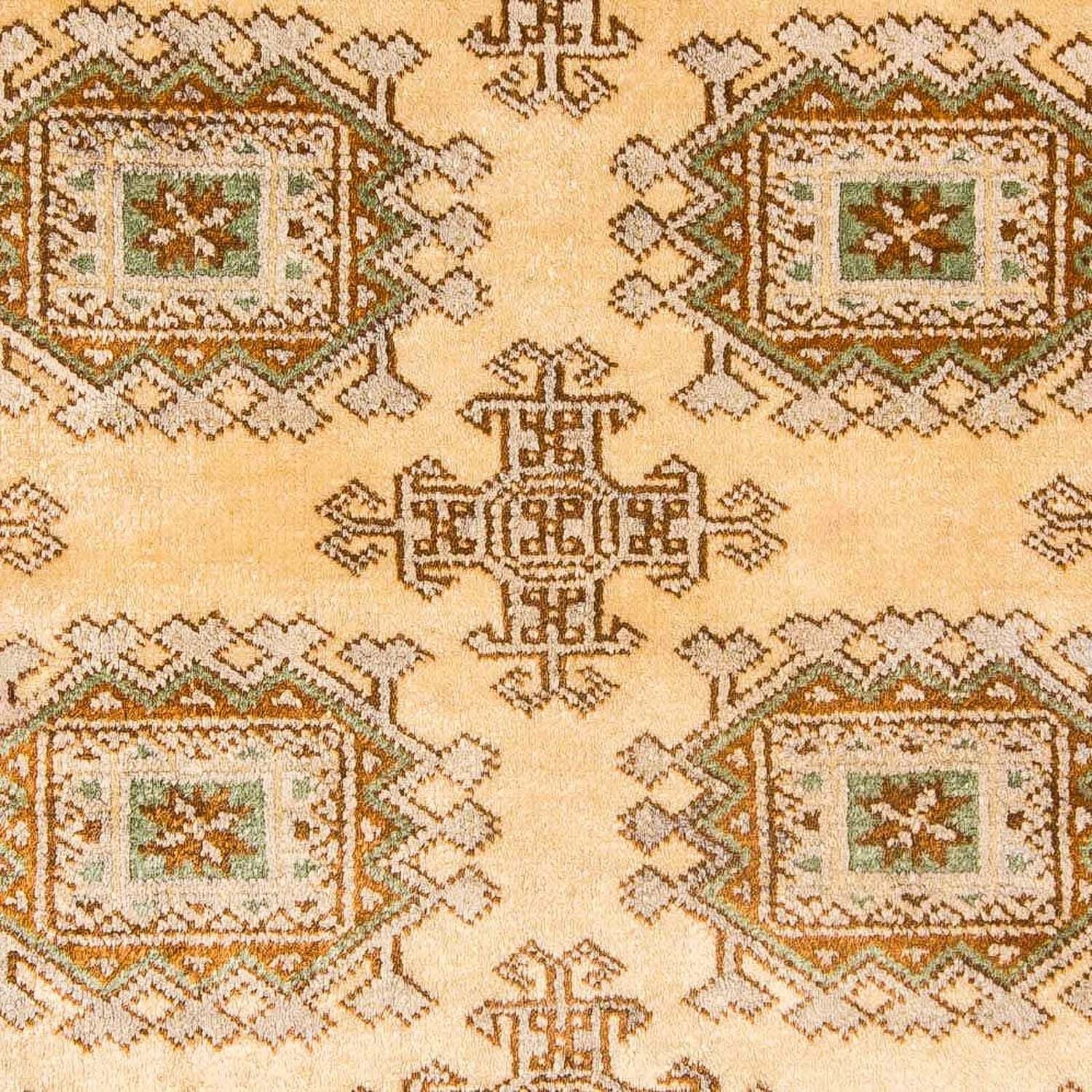 Turkaman-tæppe - 184 x 126 cm - beige