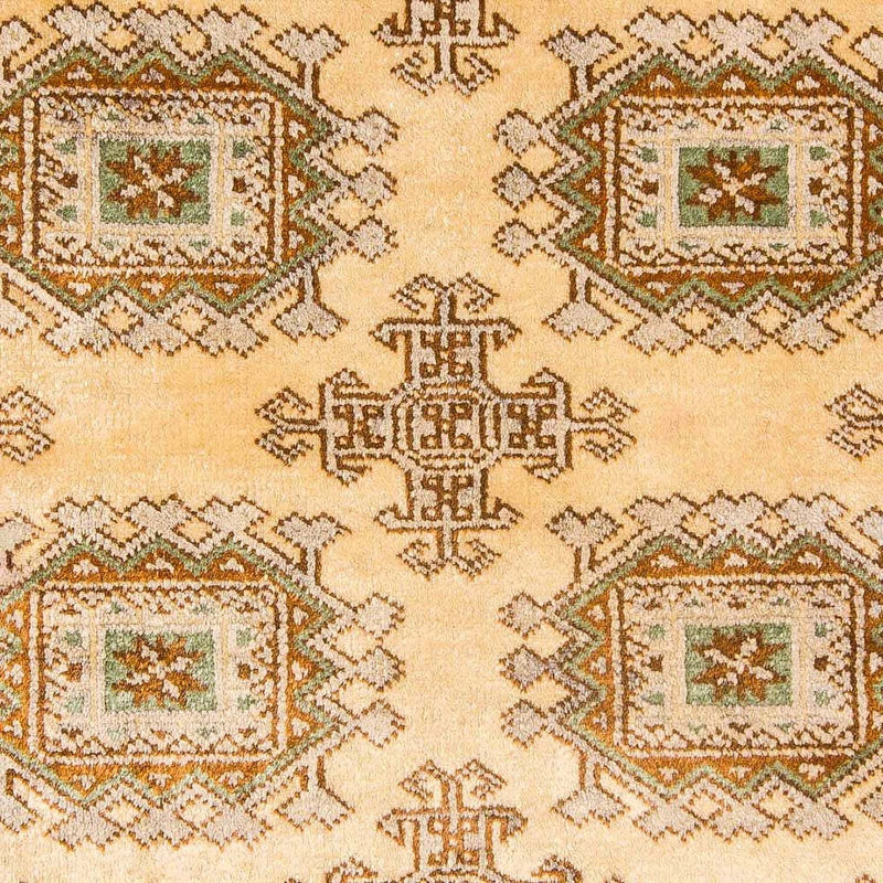 Turkaman-tæppe - 184 x 126 cm - beige