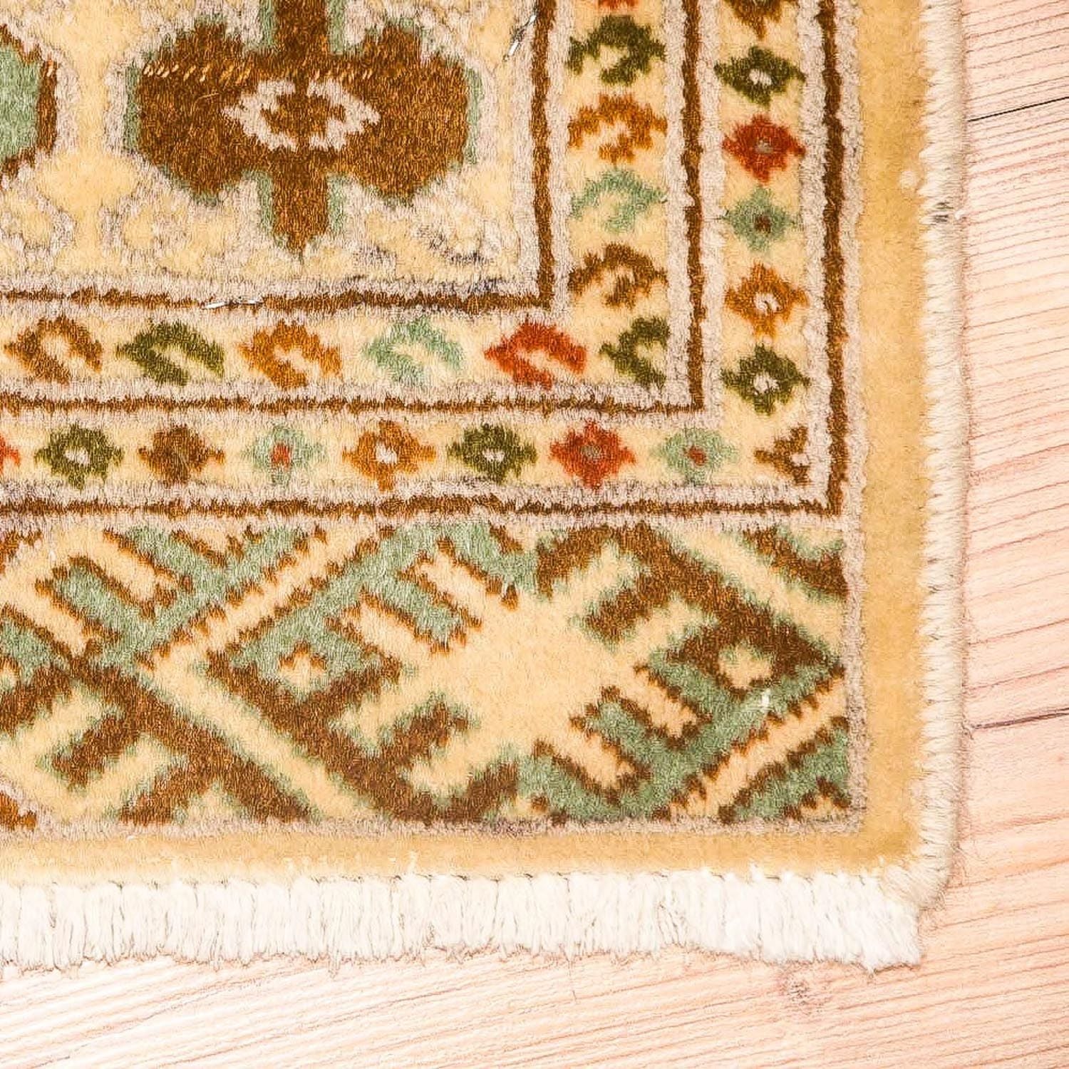 Turkaman-tæppe - 184 x 126 cm - beige
