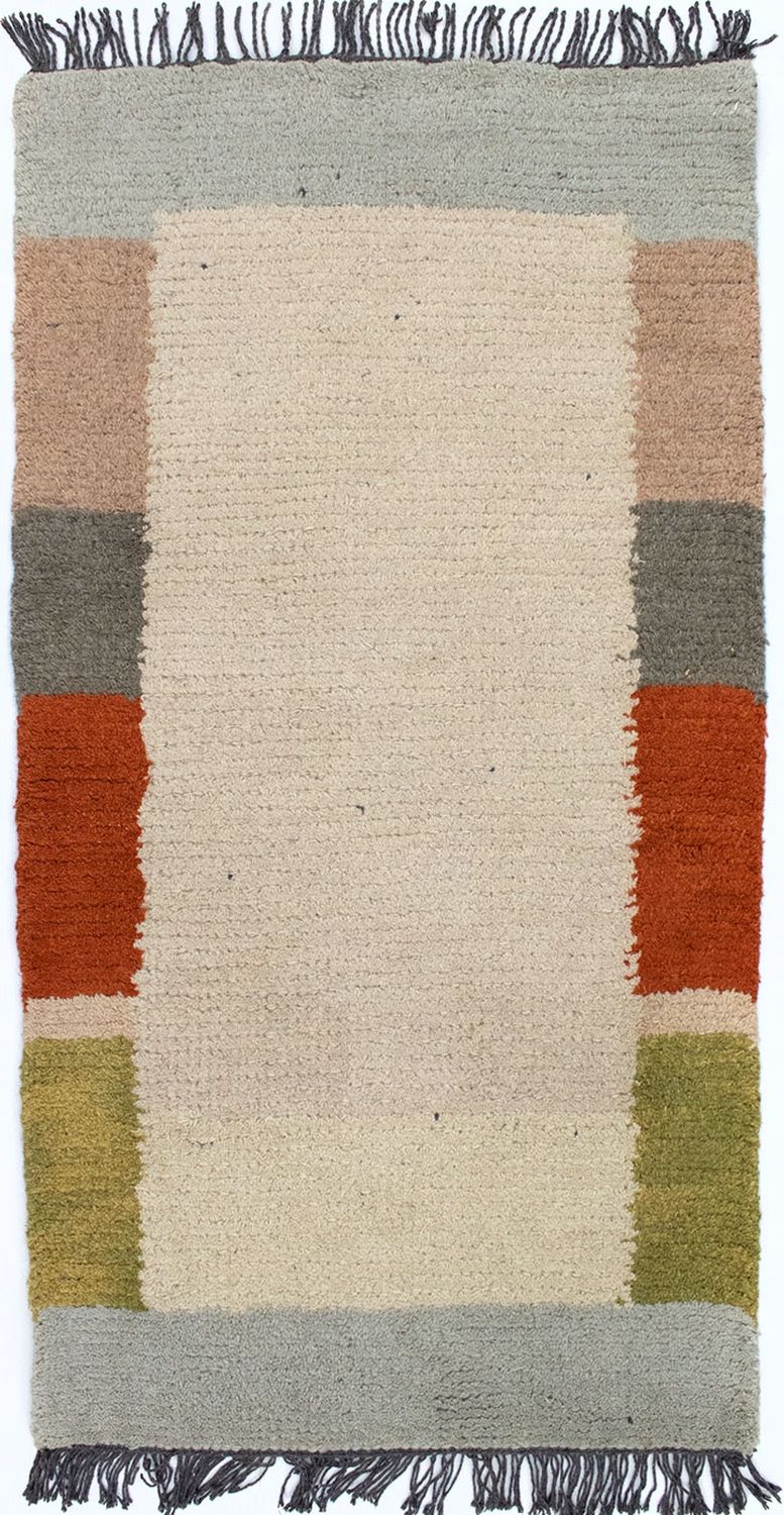 Nepal Tæppe - 140 x 70 cm - beige