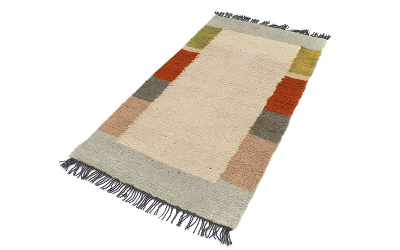 Nepal Tæppe - 140 x 70 cm - beige