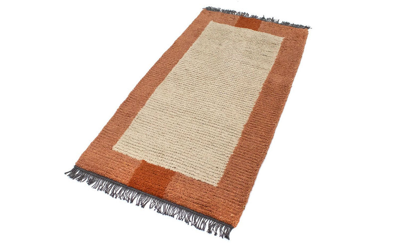 Nepal Tæppe - 140 x 70 cm - beige