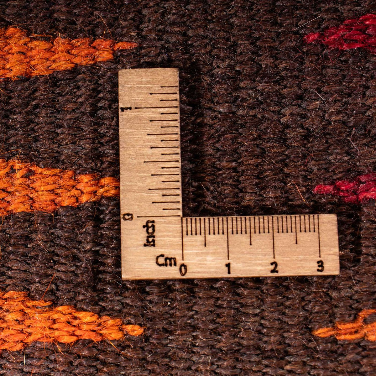 Kelim-tæppe - gammelt - 225 x 150 cm - flerfarvet