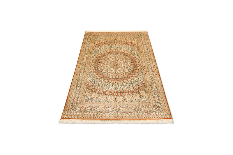 Silketæppe - Kashmir Silk - 194 x 120 cm - flerfarvet