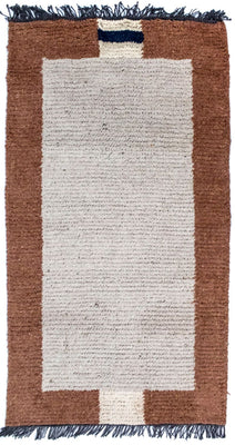 Nepal Tæppe - 140 x 70 cm - beige