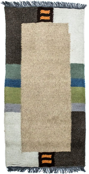 Nepal Tæppe - 140 x 70 cm - beige