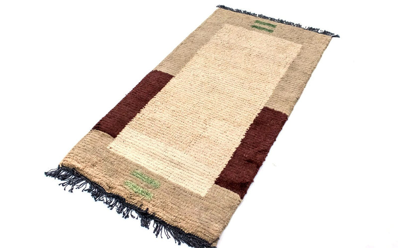 Nepal Tæppe - 140 x 70 cm - beige