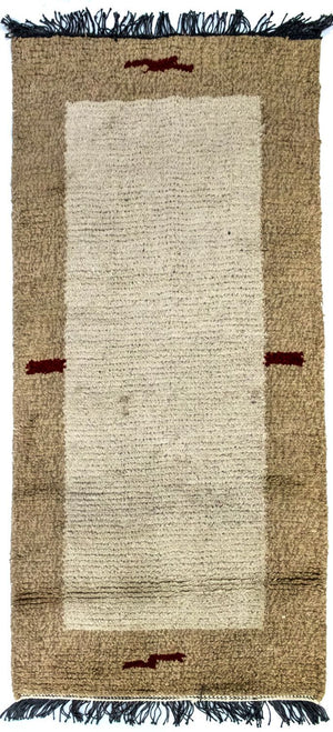 Nepal Tæppe - 140 x 70 cm - beige