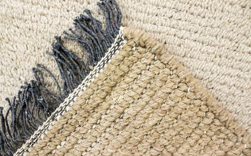 Nepal Tæppe - 140 x 70 cm - beige