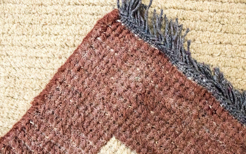 Nepal Tæppe - 140 x 70 cm - beige
