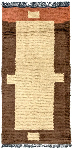 Nepal Tæppe - 140 x 70 cm - beige