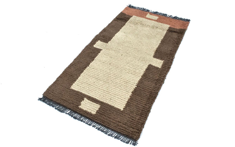 Nepal Tæppe - 140 x 70 cm - beige