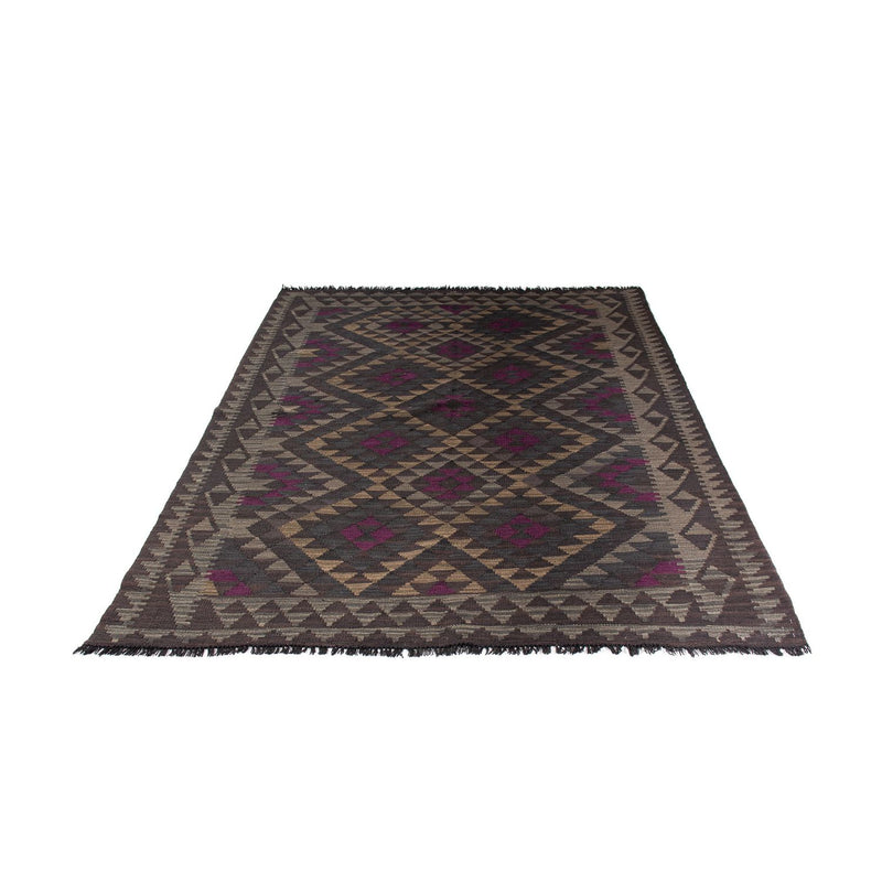 Kelim-tæppe - orientalsk - 202 x 157 cm - flerfarvet
