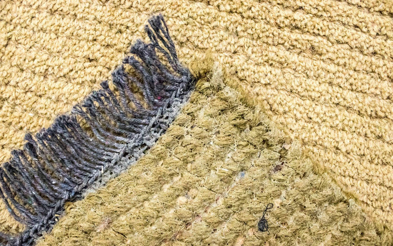 Nepal Tæppe - 140 x 70 cm - grøn