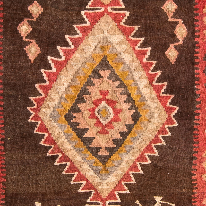 Løber Kelim-tæppe - gammelt - 310 x 140 cm - flerfarvet