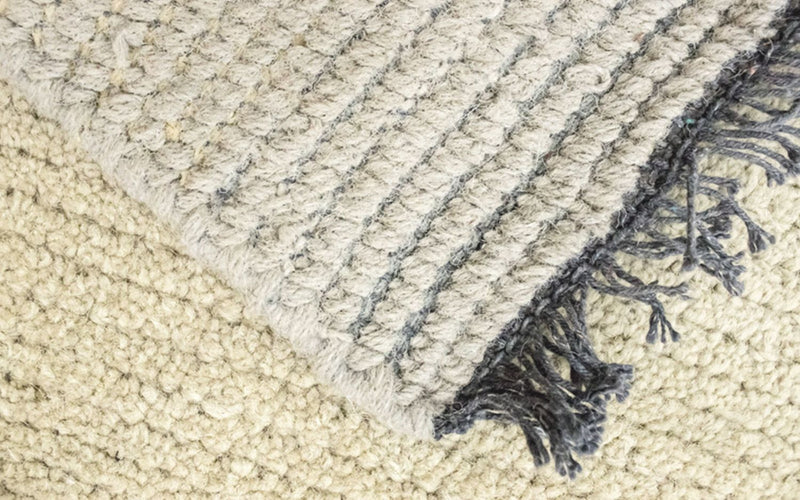 Nepal Tæppe - 140 x 70 cm - beige