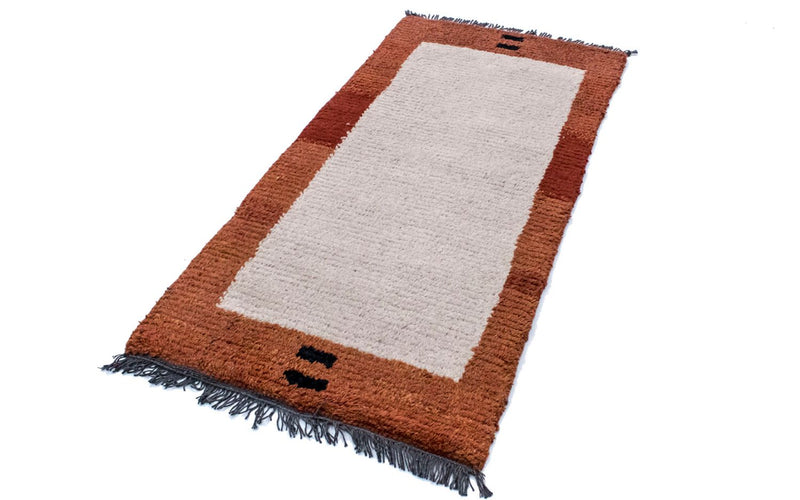 Nepal Tæppe - 140 x 70 cm - beige