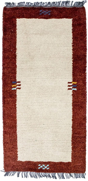 Nepal Tæppe - 140 x 70 cm - beige
