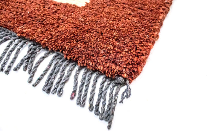 Nepal Tæppe - 140 x 70 cm - beige