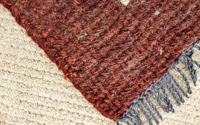 Nepal Tæppe - 140 x 70 cm - beige