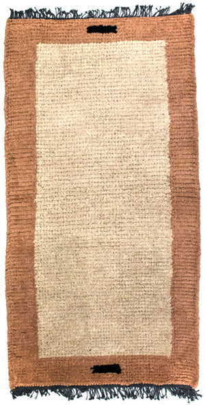 Nepal Tæppe - 140 x 70 cm - beige