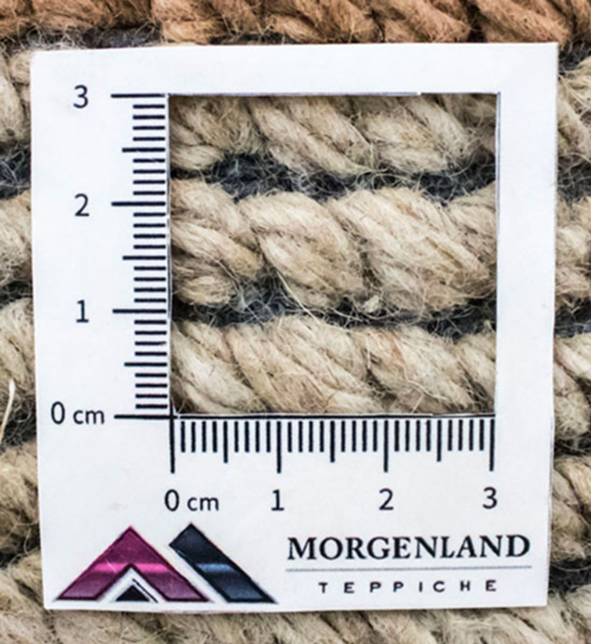 Nepal Tæppe - 140 x 70 cm - beige