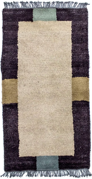 Nepal Tæppe - 140 x 70 cm - beige