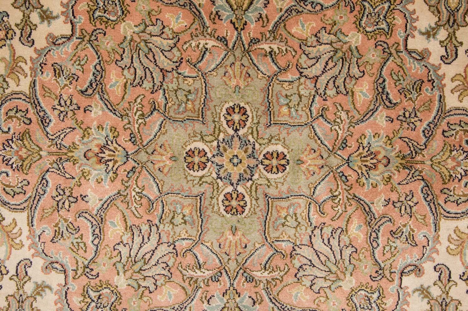 Silketæppe - Kashmir Silk - 335 x 243 cm - beige