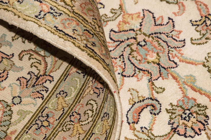 Silketæppe - Kashmir Silk - 335 x 243 cm - beige