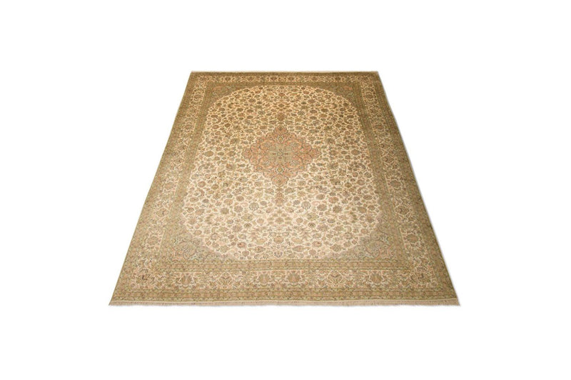 Silketæppe - Kashmir Silk - 335 x 243 cm - beige