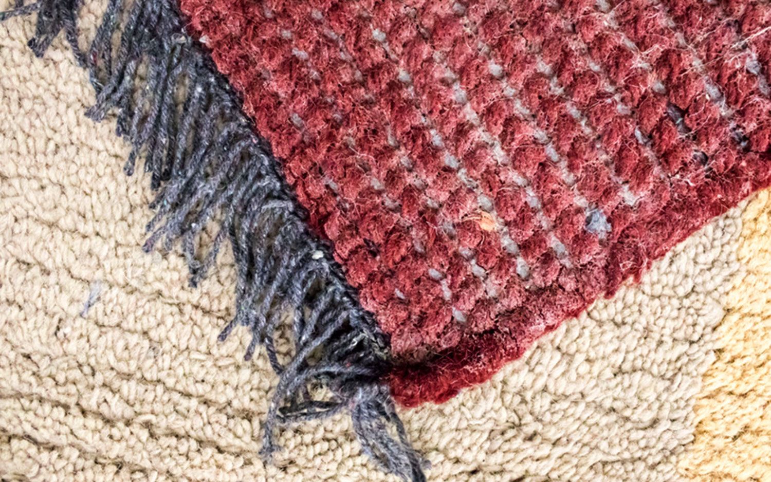 Nepal Tæppe - 140 x 70 cm - beige