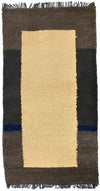 Nepal Tæppe 70x140cm - Uldtæppe - Rektangulær / Beige / 70 x 140 cm Rektangulær