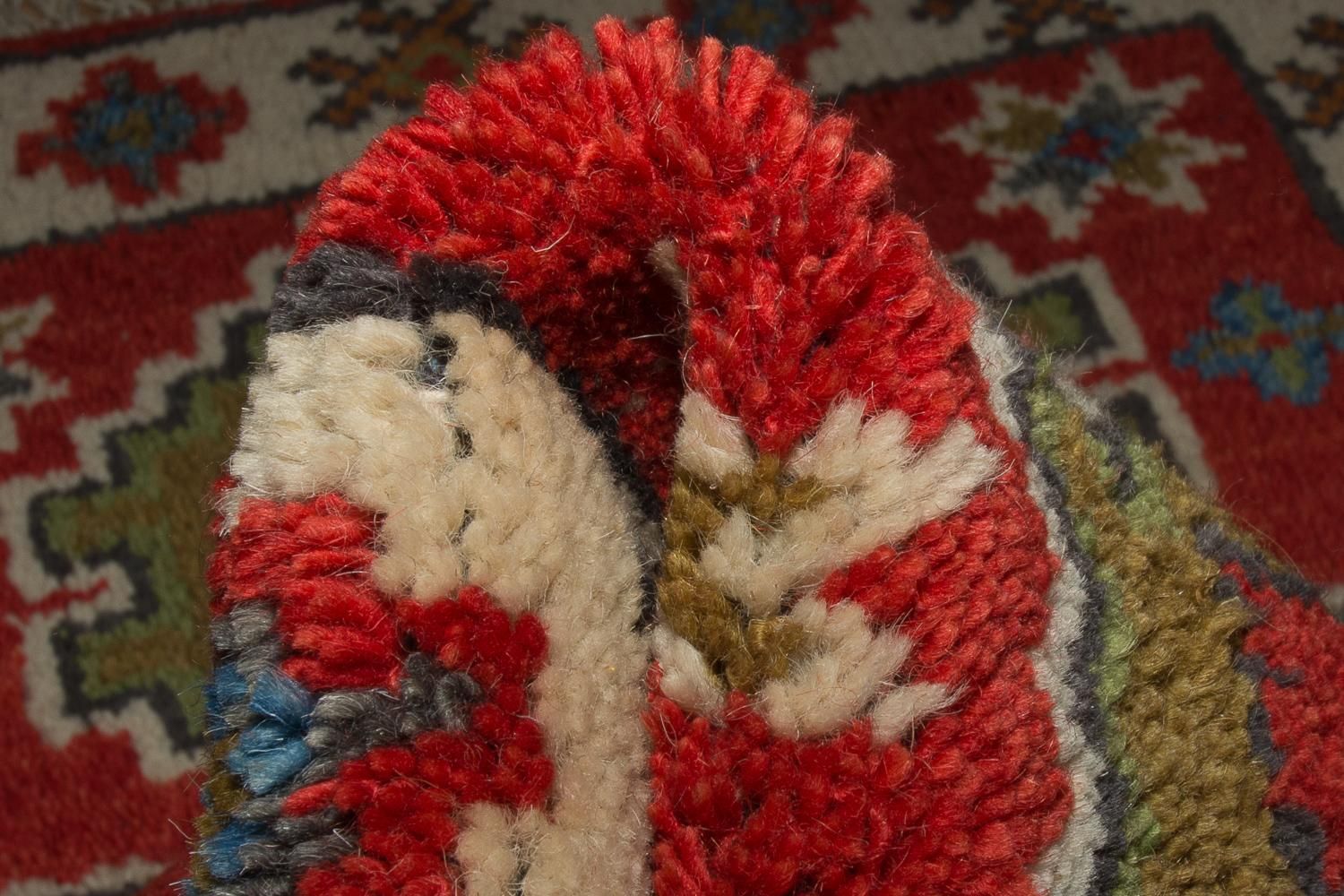 Orientalsk tæppe - 92 x 65 cm - rød