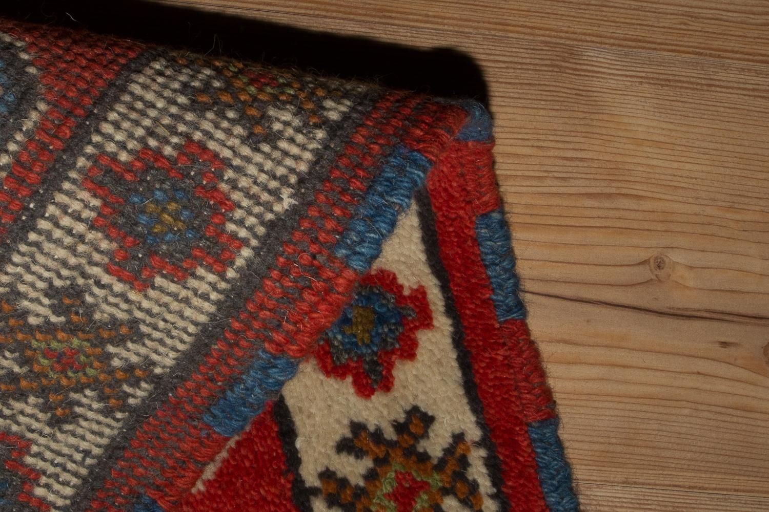 Orientalsk tæppe - 92 x 65 cm - rød