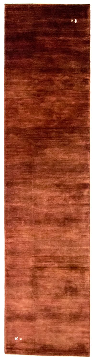 Løber Gabbeh Tæppe - Loribaft Persisk - 294 x 72 cm - brun
